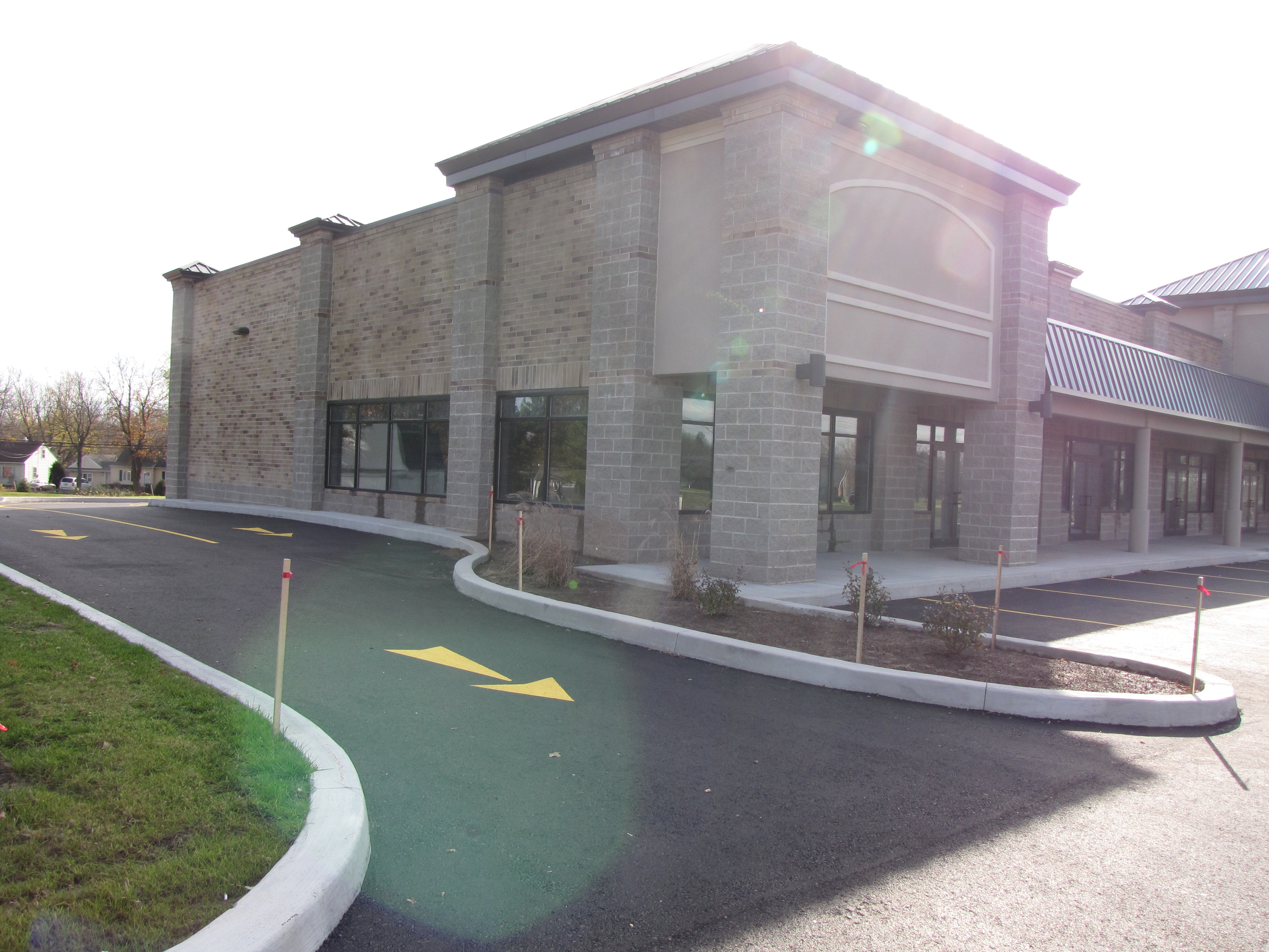 Buffalo Rd Plaza Drive Thru East End